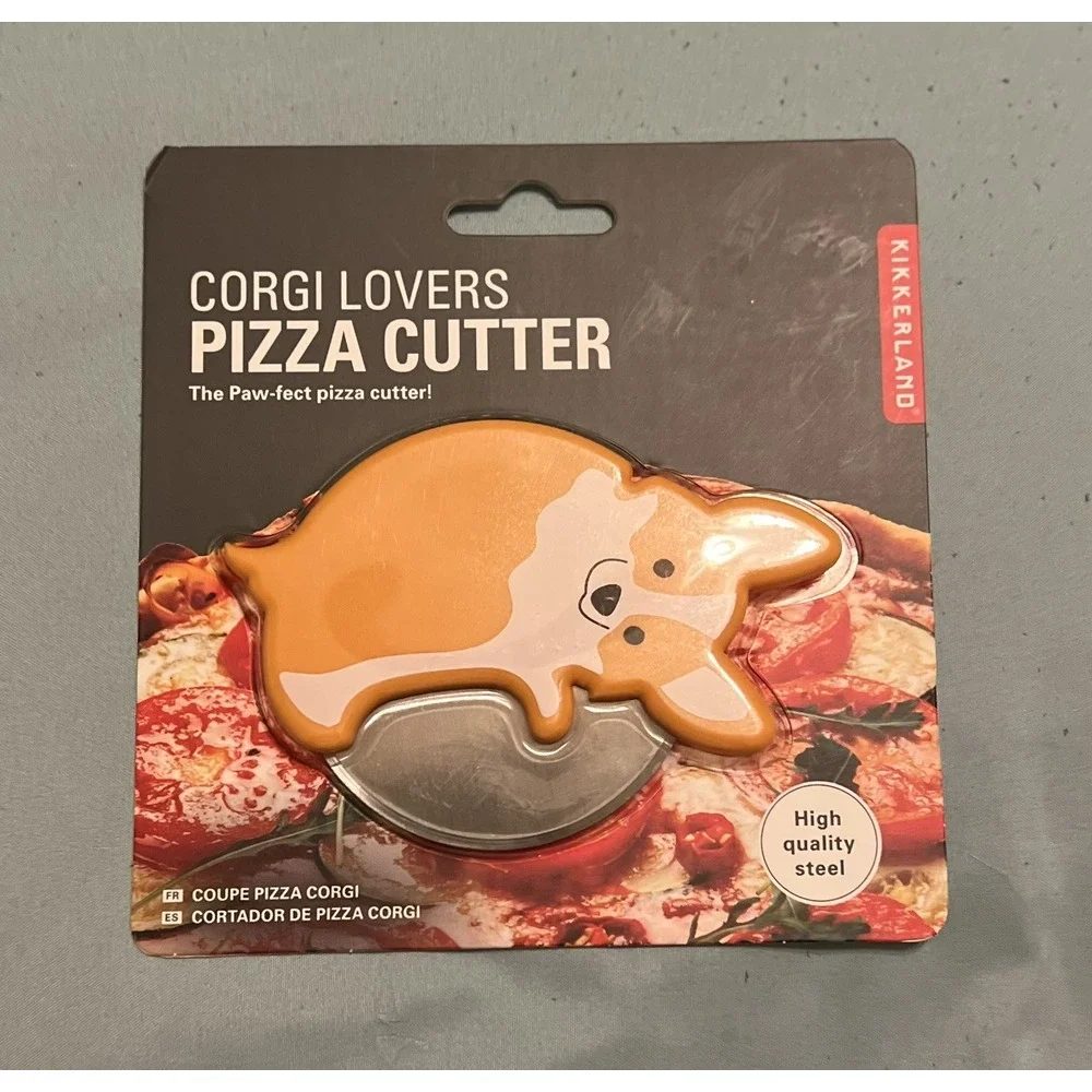 Pizza‎ Cutter CORGI LOVERS. Fun Dog Pizza Cutter